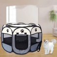 thumbnail image 2 of Portable Foldable Pet Tent Kennel Octagonal Fence Puppy Shelter Easy To Use Outdoor Easy Operation Large Dog Cages Cat Fences ShopWise Round, 2 of 13