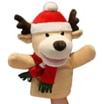 thumbnail image 5 of Snowman Elk Santa Claus Hand Puppet Christmas Hand Puppets For Toddler Kids, 5 of 5