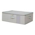thumbnail image 2 of debajo de la caja de almacenamiento de la caja de ropa Organizador de juguetes Garnizador práctico contenedor de almacenamiento plegado con contenedor Gris, 2 of 8