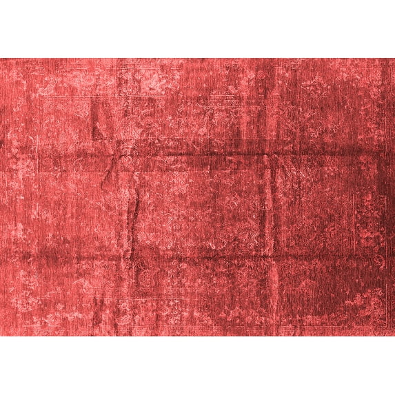 Ahgly Company Indoor Rectangle Oriental Red Industrial Area Rugs, 3' x 5'