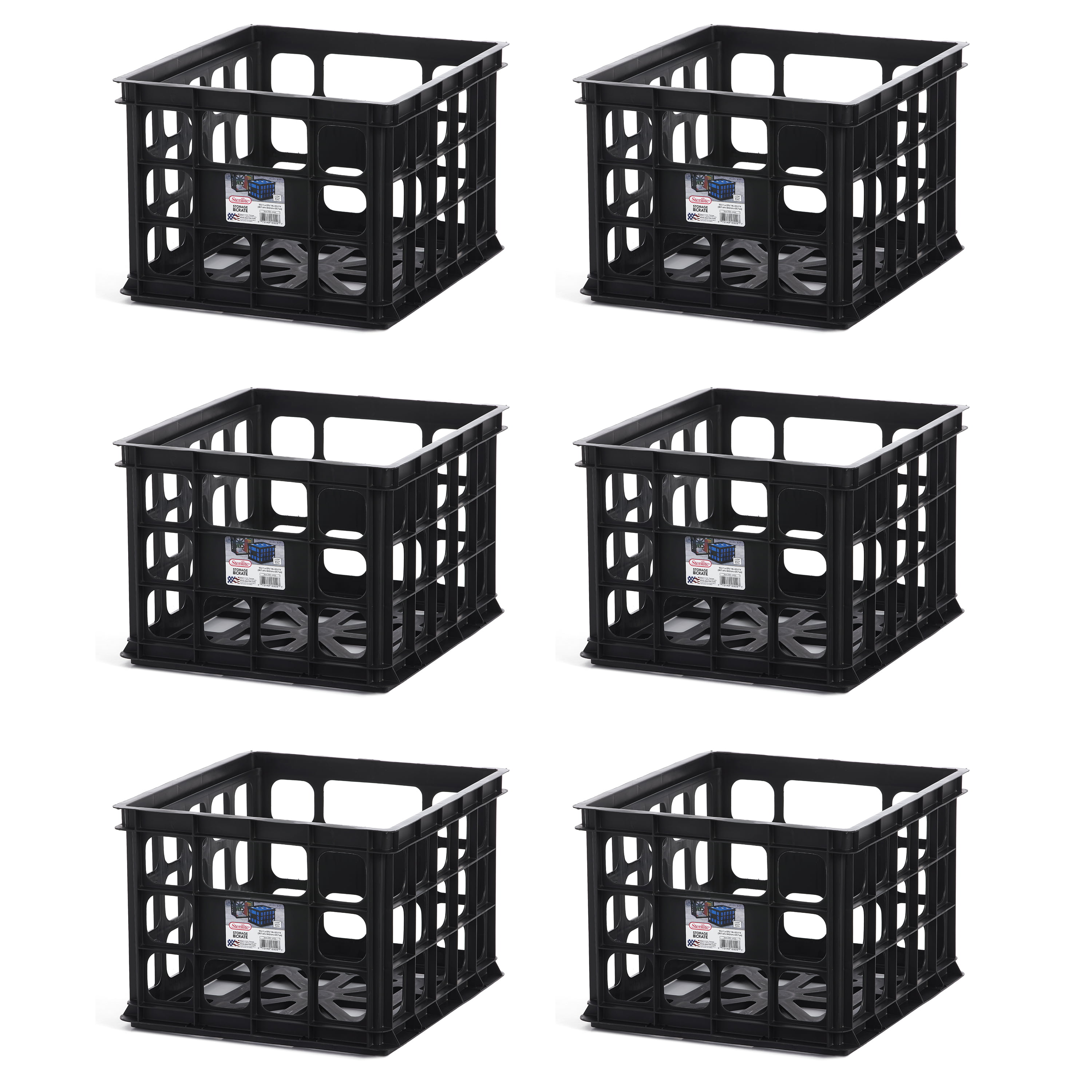 Snap In Style Set Of 4 Sterilite Crate Casters 