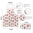 thumbnail image 7 of White Cow Strawberry Pattern Apron-Garden Aprons for Women with Pockets-Cotton Linen Waterproof Kitchen Cooking Gardening Aprons Adjustable for Kitchen,Cooking,BBQ and Salon 33x27 Inch, 7 of 7