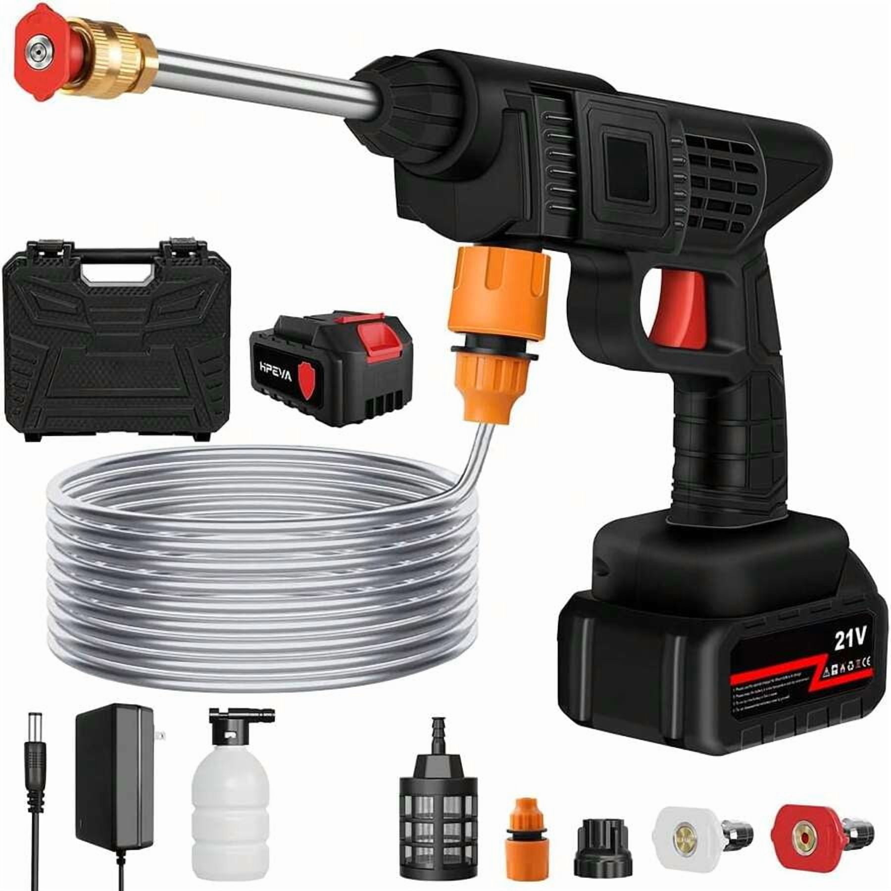 Cordless Portable High Pressure Spray Water Gun,Pressure Washer,Portable Power Washer, Washer Gun Battery Operated,Ultra High Velocity And Easy To Use