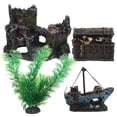 thumbnail image 1 of IDEANATEGRATE 4Ud Para Acuario Con Castillo Artificial Y Realistas En Resina Para Pecera, 1 of 6