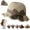 Beige, variant on Versatile Retro Woven Handmade Straw Hat with Ruffled Bow, Womens Straw Bucket Foldable Wide Brim Floppy Beach