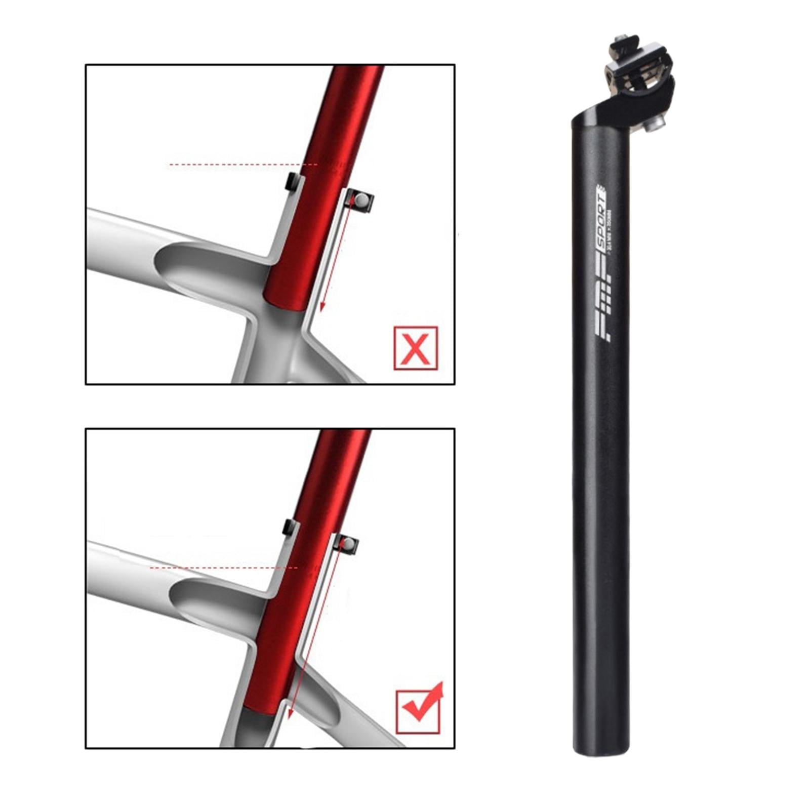 350mm Solid Bike Seatpost Lightweight Mountain Road Integrated