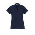 thumbnail image 4 of Port Authority Ladies Silk Touch Y-Neck Polo, 4 of 5