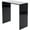 Black, variant on Plymor Clear Acrylic Vertical Rectangular Display Riser, 9" H x 9" W x 4.5" D (1/4" thick)