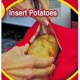thumbnail image 5 of (Paquete de 2) Bolsa para patatas para microondas, maíz, pan del día anterior, bolsa para cocina, lavable y reutilizable, roja, bolsa para patatas para microondas, microondas, 5 of 5