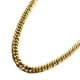 thumbnail image 2 of KAKOWELY 2 cadenas doradas falsas, collares decorativos para hombre, collares únicos de estilo hip-hop., 2 of 5