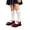 a-30Red10, variant on FINALGANG Kids Girls Adjustable Pearl Strap Front Bow Mary Jane Shoes Flat Block Heel Soft Insole Daily Dress Shoes Cute Shoes 8-9 Years