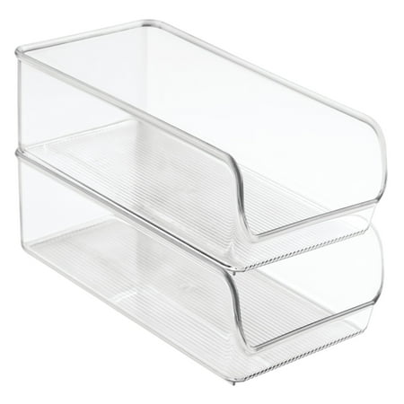 clear stackable kitchen storage