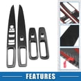 thumbnail image 4 of Unique Bargains Window Switch Panel Cover Door Lock Trims for Hyundai Elantra 21-23 Carbon Fiber Pattern (Set of 1), 4 of 6