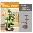 thumbnail image 4 of Geebobo Soporte para Plantas De 3 Niveles Soportes para Plantas De Madera Y Metal para Interiores para Plantas De Interior Soporte para Plantas De Flores En Niveles De Múltiples Esquinas para Sala De, 4 of 7