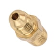 thumbnail image 3 of Adaptador de tubo flexible de combustible de latón recto, 3 AN macho a conector NPT de 1/8 pulgadas, accesorio para coche, 3 of 9