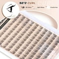 thumbnail image 4 of WWS-Natural Kit de Cils en Grappes Kit d'Extension de Cils avec Colle Transparente 8ml 9-12mm Extensions de Cils en Grappes Cils Individuels DIY (120 Pcs, C Curl), 4 of 4
