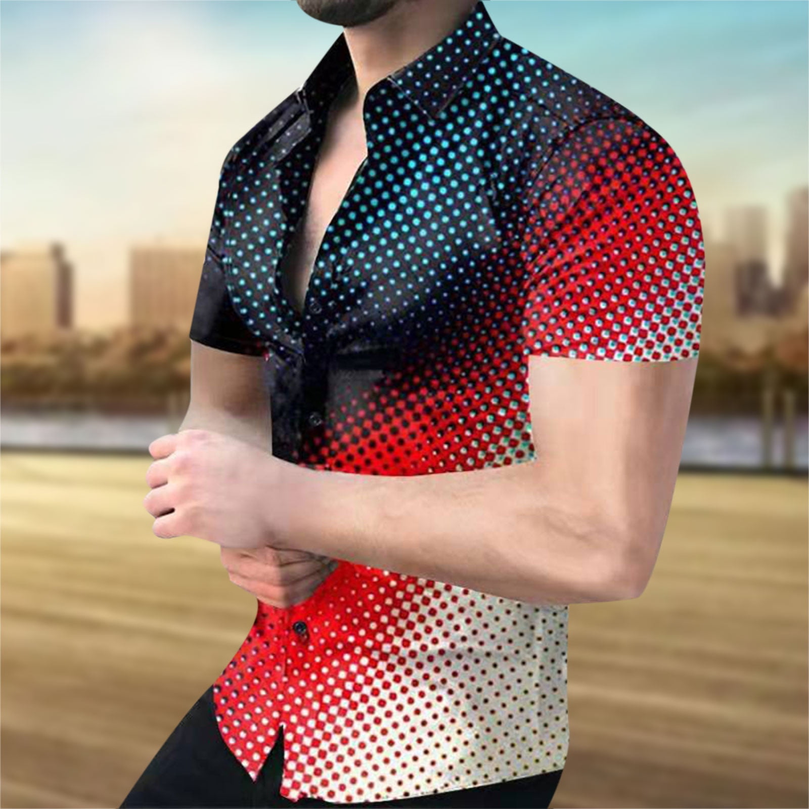 Men's T-Shirt - Multi - L