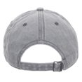 thumbnail image 3 of Toptie Vintage Washed Cotton Distressed Baseball Cap Dad Hat Adjustable Low-Profile Polo Hat-Grey, 3 of 6