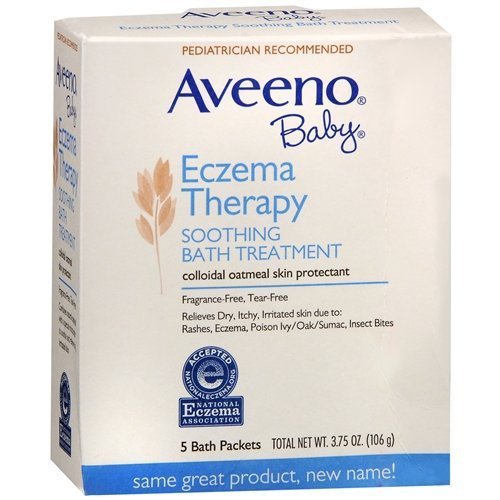 Aveeno Natural Colloidal Oatmeal with Soothing Oatmeal Bath, 5 Count