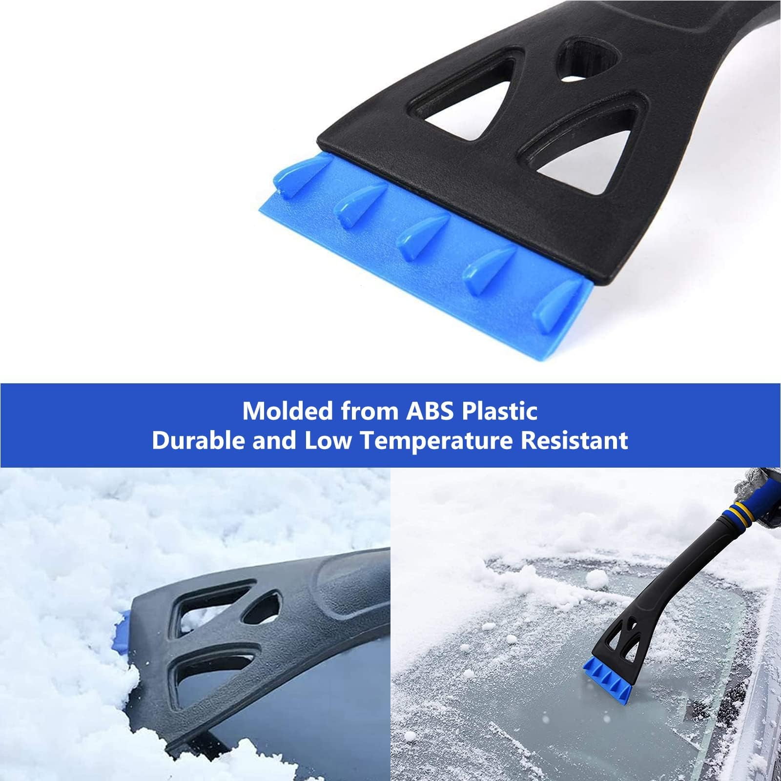 Plastic 2-in-1 Car Scraper Snow Brush 2 In 1 Car Snow Remover Windshield  Accessories – the best products in the Joom Geek online store