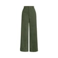 thumbnail image 5 of QUNYINEY Vintage Women's Pants Casual Corduroy Wide Leg Trousers Loose with Pockets Women Chinos Pants, 5 of 5
