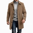 thumbnail image 5 of LONKITO Mens Peacoat Long Jackets Relaxed Fit Outerwear Coats with Pockets for Fall Winter Clothes, 5 of 7