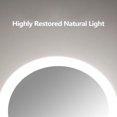thumbnail image 3 of Espejo de maquillaje de doble cara, luz Natural, espejo de aumento 10X, almacenamiento de chasis, luz de relleno de escritorio portátil plegable, 3 of 8