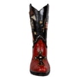 thumbnail image 4 of Rustic Western Bald Eagle Clutching Liberty Bell Cowboy Boot Vase Figurine, 4 of 6