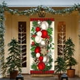 thumbnail image 4 of Virelaxpo Christmas Doorway Frame Decor with Santa Claus Print,Garden and Patio Hanging for Seasonal Photo Scenes and Home Entrance Decoration, 4 of 6