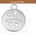 thumbnail image 2 of Shisuyan Breloques du Zodiaque Argent Pendentif Rond Breloque 72 Pcs 0.51X0.51X0.04 Po, 2 of 9