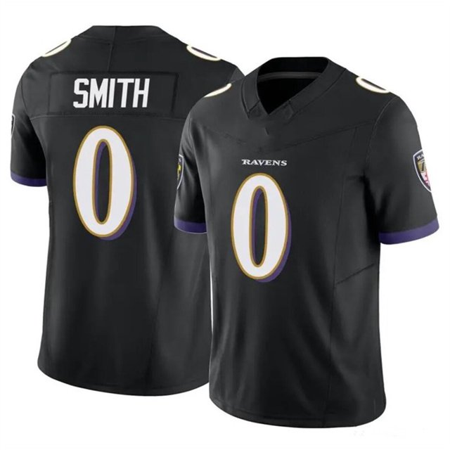 Ravens Embroidered Football Jersey 8# Jackson 0# 22# Henry 3# Replica Player Name Jersey -WEVALLEY