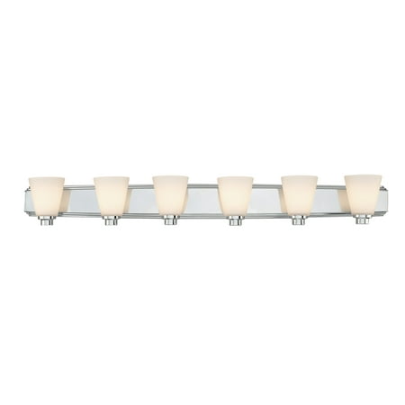 

Dolan Designs 3406 47.75 Modern 6 Light Bathroom Fixture - Chrome