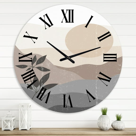 Designart 1 in Quartz Modern/Contemporary Wall Clock