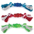 thumbnail image 1 of Grriggles US6903 83 Grriggles Rope n Rubber Bone Red, 1 of 1
