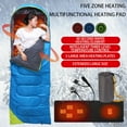 thumbnail image 2 of Heating&warming Outdoor USB Powered Sleeping Bag Liner with Multipurpose Heating Pad for Hiking and Camping, 2 of 6