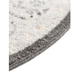 thumbnail image 6 of Unique Loom Aurelia Collection Area Rug - Trajan (5' x 8' Oval Charcoal/Black), 6 of 7