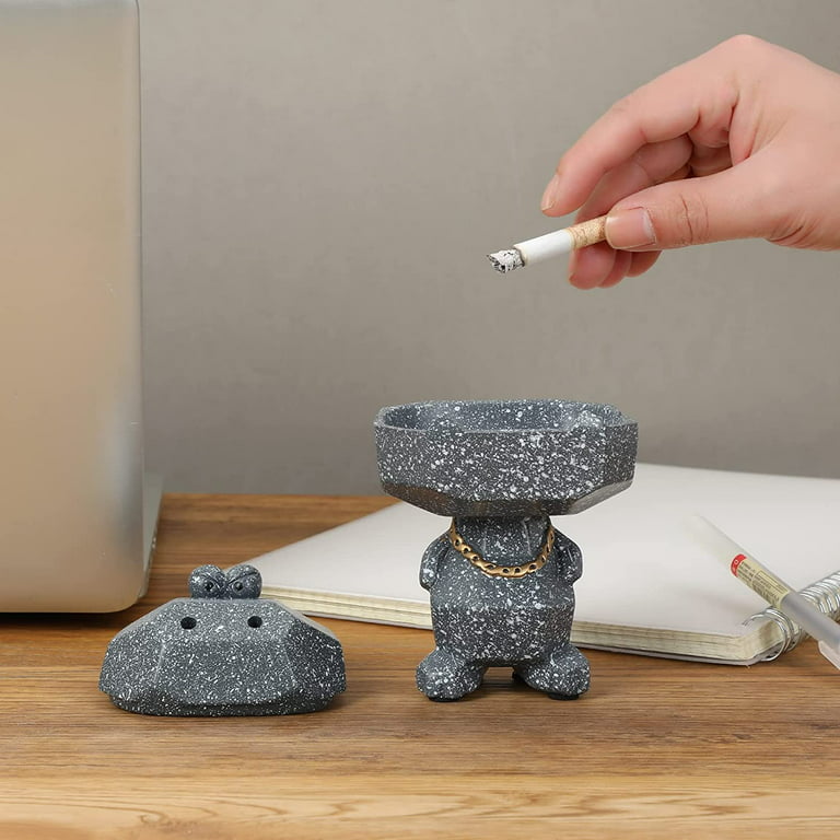 2023 New Fashion Mini Mushroom Ashtray Creative Resin Ashtray Lovely Home  Use Smoking Accessories