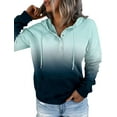 thumbnail image 6 of ONLYSHE Women's Tie-Dye Button-Down Oversized Hoodie, Casual Long Sleeve Pullover Top, 6 of 6