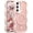 Pink, variant on REQO Magnetic for Samsung Galaxy S26 Ultra Case, Compatible with MagSafe, Transparent Wave Frame Design Case Soft Edge Cover Cute Clear Matte Shockproof Protective Phone Cover