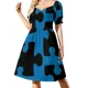 thumbnail image 2 of Fighting skeles Short-Sleeved Dress Women's dresses Prom gown Female clothing, 2 of 8