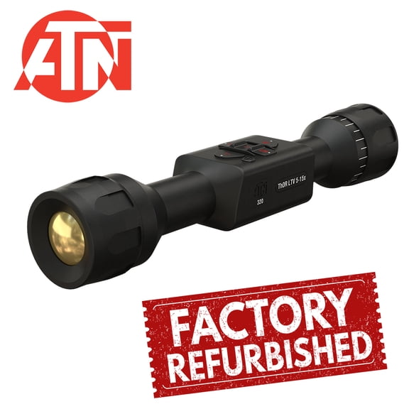 Restored Premium ATN Thor LTV 5-15x, 320x240 Thermal Scope w/ Video Recording (Refurbished)