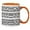 Orange, variant on Geometric Line Pattern Ceramic Coffee Mug Minimalist Ergonomic Handle Novelty Daily Drink Cup For Home Office Coworker Gift(Orange-9.5x8.2cm)