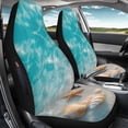 thumbnail image 3 of Uourmeti Beach Starfish, Full Wrapping Edge Easy to Install Car Seat Covers Waterproof Auto Seat Protector for Automobile, 3 of 12
