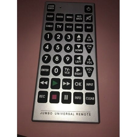 Innovage Products Jumbo Universal Television Tv Remote Control