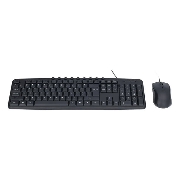Combinación de teclado y mouse, combinación de teclado y mouse con cable Conjunto de teclado y mouse con cable Conjunto combinado de teclado y mouse Diseñado con precisión