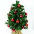 thumbnail image 4 of 36 piezas/caja de bolas de Navidad doradas y rojas para decoración de árboles de Navidad, 4 cm, adornos navideños para el hogar, regalo de Año Nuevo 2025, 4 of 5