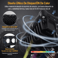 thumbnail image 5 of Faros De Lupa Doble Color Spot Luz Universal 28000 Lúmenes Negro, 5 of 5