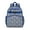 Blue-21, variant on Colorful Retro Students Backpack Boho Chic Tribal Pattern School Bag with Aesthetic Floral Design, Great for Daily Use and Travel