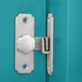 thumbnail image 3 of Barn Sliding Door Latch Lock Door with Mounting Screws for Garage Argent, 3 of 9