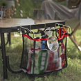 thumbnail image 4 of Table Net Bag Outdoor Camping Foldable Barbecue Tool Storage Mesh Pouch Desk Basket Accessory Beach Garden Patio Kitchen, 4 of 9